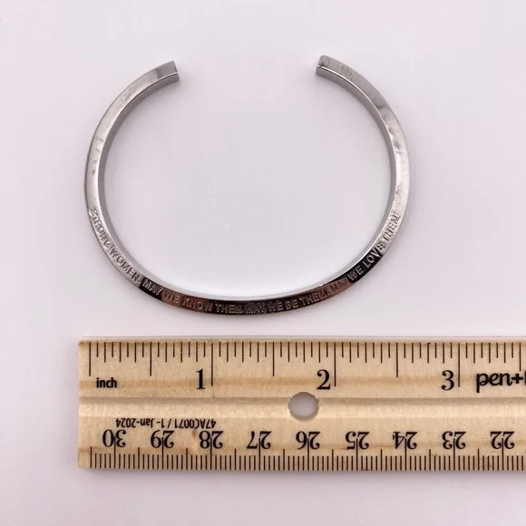 5/$20 Stella Valle Strong Women May We Know Them Silver Bracelet - Picture 2 of 12